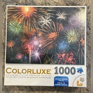 Sealed Colorluxe 1000 Piece Premium Jigsaw Puzzle Fireworks